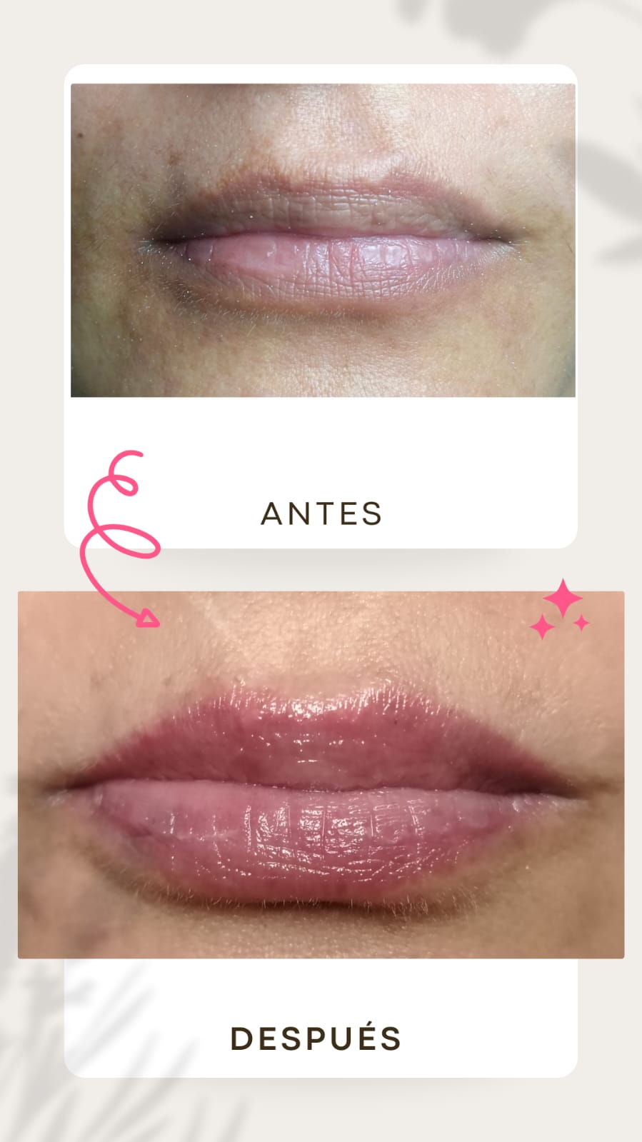 Tatuaje de labios natural en Popayán