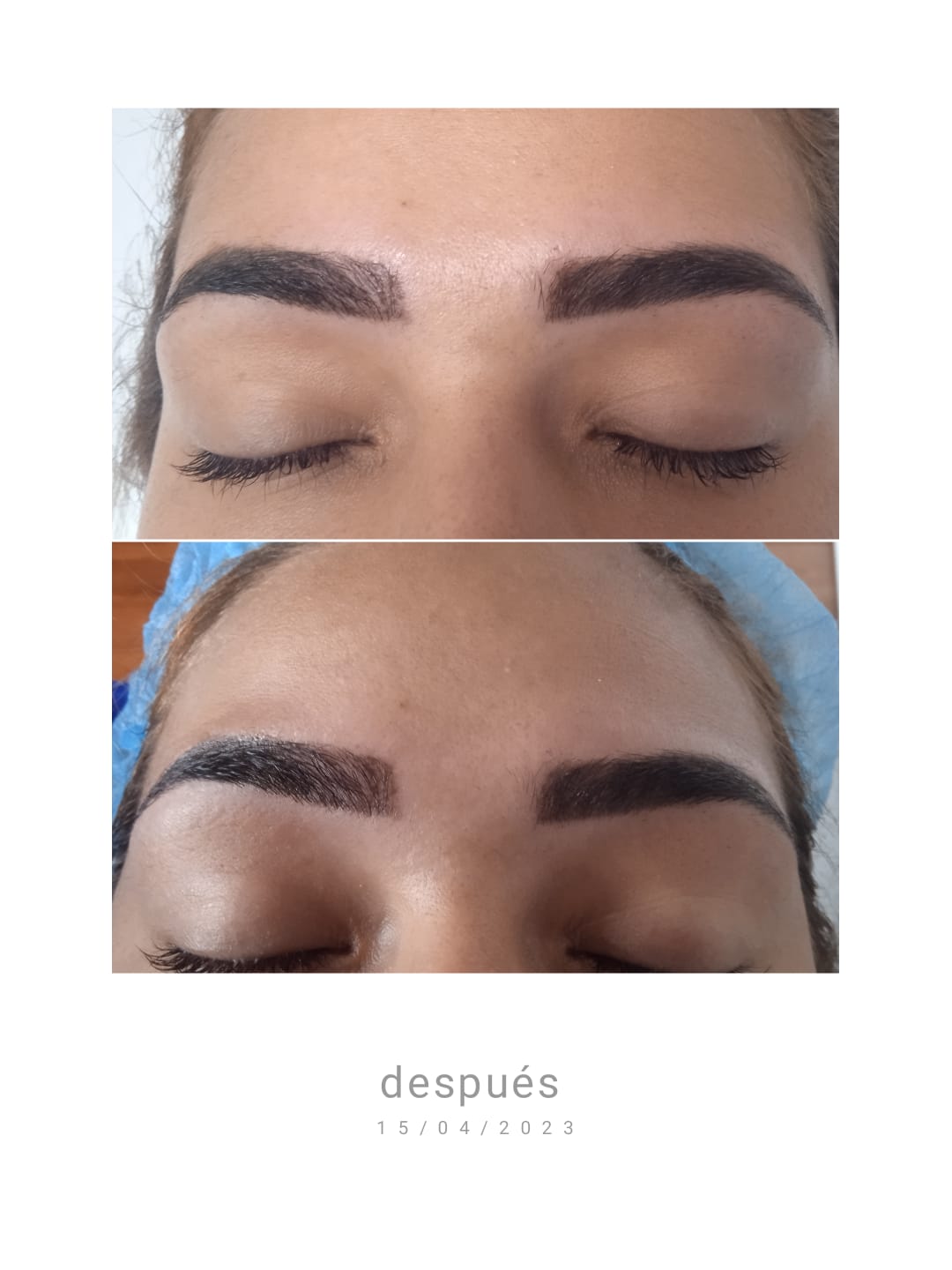 Diseño de cejas tatuadas en Popayán
